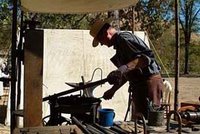 blacksmith at work