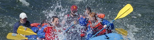 whitewater rafting on the South Fork American River