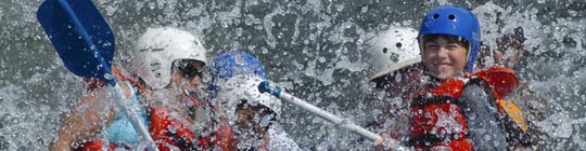 whitewater rafting on the South Fork American River