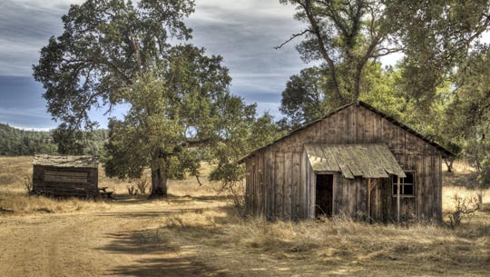 old ranch buildings at Cronan Ranch near Coloma