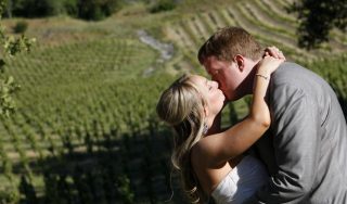 wedding at David Girard Vineyard