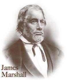 James Marshall - discovered first gold in California