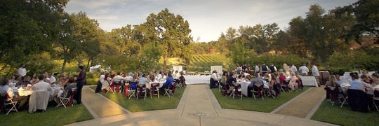 dinner at David Girard Vineyards