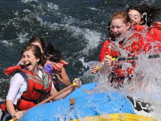 rafting Satan's Cesspool rapid on the South Fork American